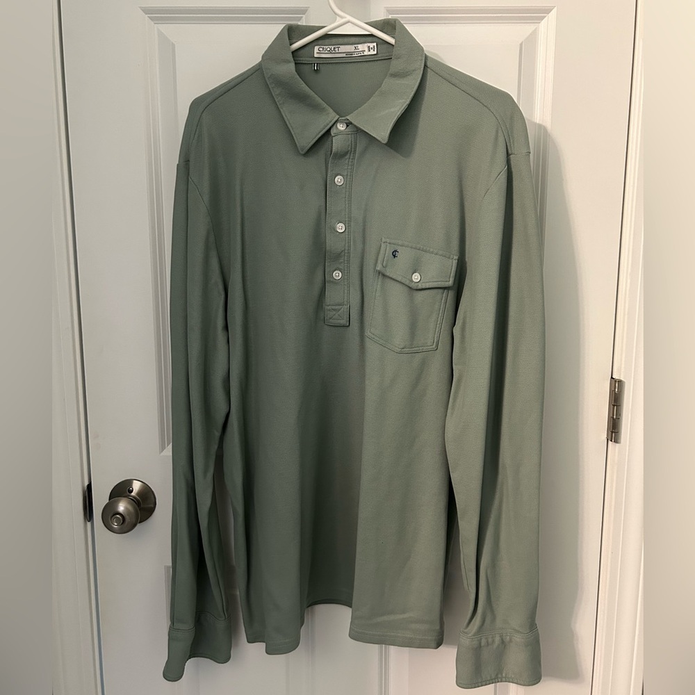 Criquet Men’s Long Sleeve Players Shirt SIZE XL